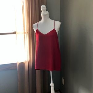 Express Reversible Cami (black & red)